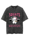 SQUATS BECAUSE NOBODY RAPS ABOUT LITTLE BUTTS VINTAGE GYM SHIRT