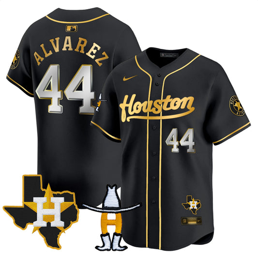 Men's Houston Astros Houston Rodeo Patch Vapor Premier Limited Jersey - All Stitched