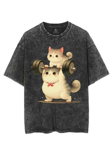 MAMA CAT POWER VINTAGE GYM SHIRT