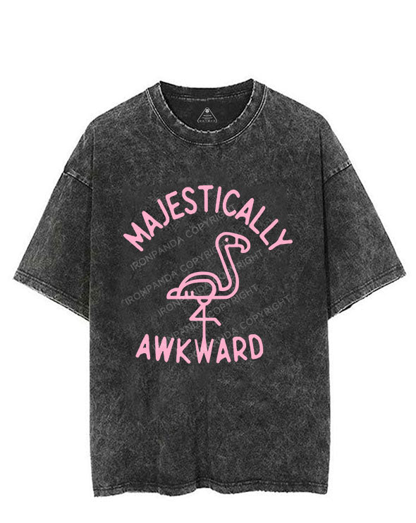 MAJESTICALLY AWKWARD Vintage Gym Shirt