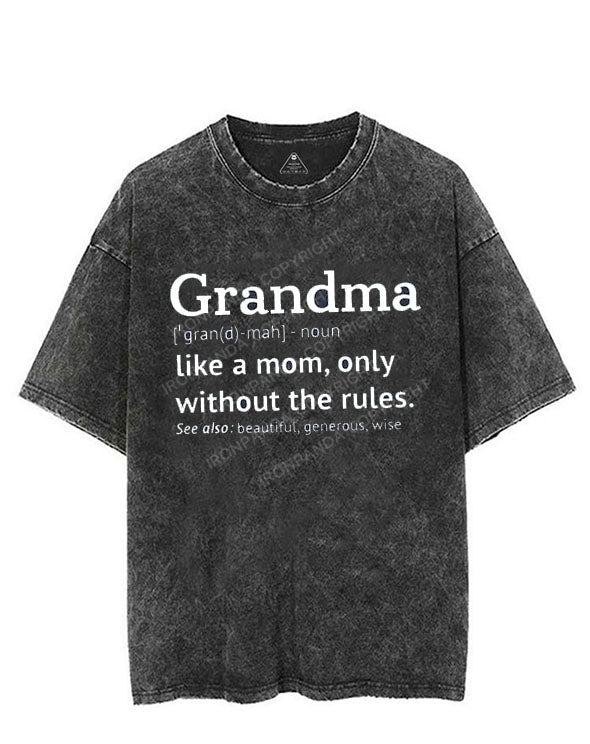 Grandma Definition VINTAGE GYM SHIRT