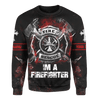 Jesus Firefighter IM A Firefighter Dad Customized 3D All Over Printed hoodie