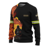 Jesus Firefighter God Will Bring You Through The Fire Customized 3D All Over Printed hoodie