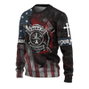 Jesus Firefighter American Flag Customized 3D All Over Printed Shirt