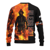 Jesus Firefighter God Bless Firefighter Customized 3D All Over Printed hoodie
