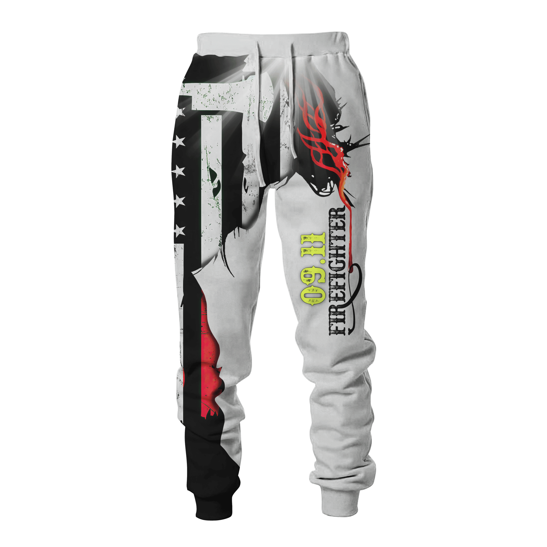 Jesus Firefighter First In Last Out Customized 3D All Over Printed hoodie