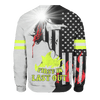 Jesus Firefighter First In Last Out Customized 3D All Over Printed hoodie