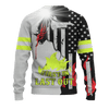 Jesus Firefighter First In Last Out Customized 3D All Over Printed hoodie