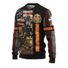 Jesus Firefighter Joshua Bible Verse Be Strong And Courage Customized 3D All Over Printed hoodie