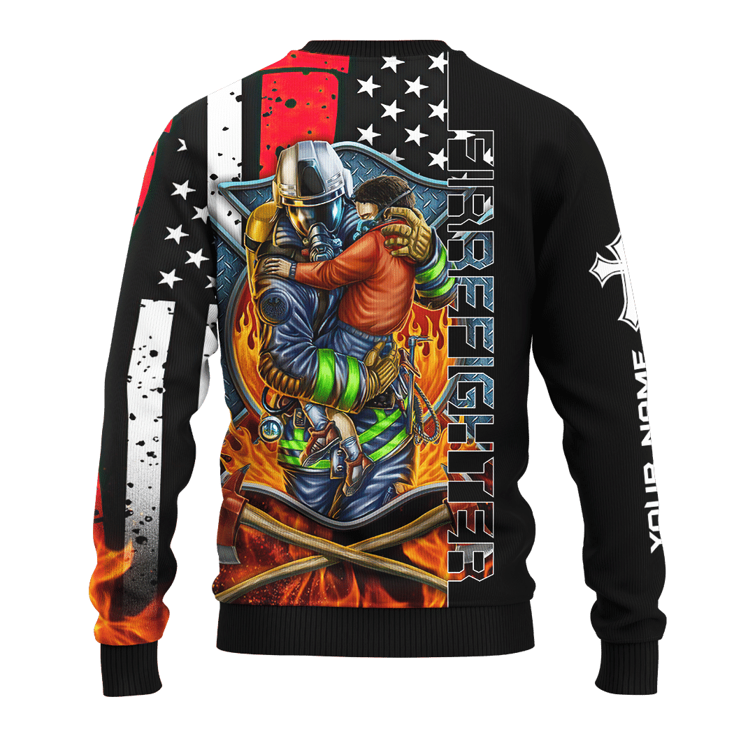Firefighter Breathtaking Firefighter Customized 3D All Over Printed hoodie