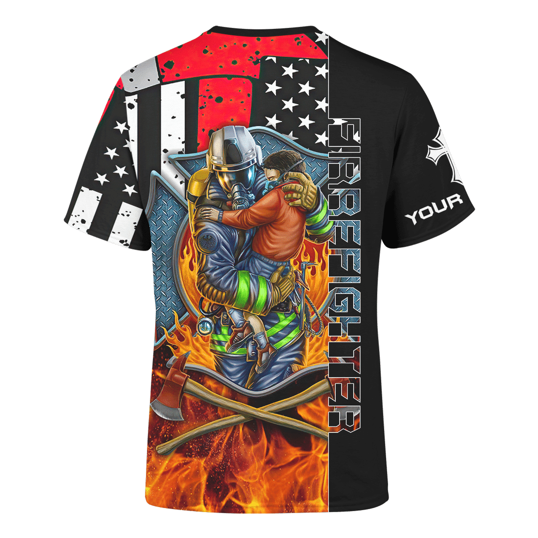Firefighter Breathtaking Firefighter Customized 3D All Over Printed hoodie
