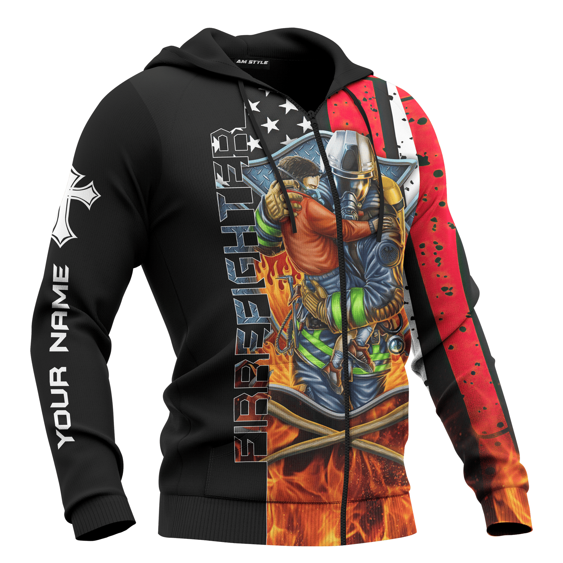 Firefighter Breathtaking Firefighter Customized 3D All Over Printed hoodie