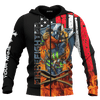 Firefighter Breathtaking Firefighter Customized 3D All Over Printed hoodie