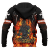 Firefighter US Army Customized 3D All Over Printed hoodie