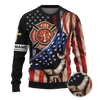 God Will Bring You Through The Fire Jesus Firefighter Customized 3D All Over Printed hoodie