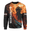 Jesus Firefighter Angel Cannot Be Everywhere ThatS Why God Created Firefighter Customized 3D All Over Printed hoodie
