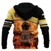 Jesus Firefighter They Shall Walk Through The Fire And Not Burned Customized 3D All Over Printed hoodie