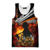 God Made Firefighters Cops Need Heroes Too Jesus Firefighter Customized 3D All Over Printed hoodie