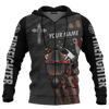 Jesus Firefighter IM A Firefighter I Am Not Allowed In Hell Satan Is Afraid I Put His Fire Out Customized 3D All Over Printed hoodie