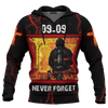 Jesus Firefighter Fireman Prayer Never Forget Customized 3D All Over Printed hoodie