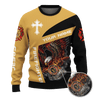 Jesus Firefighter Eagle Fire Department Customized 3D All Over Printed hoodie