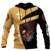 Jesus Firefighter Eagle Fire Department Customized 3D All Over Printed hoodie