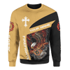 Jesus Firefighter Eagle Fire Department Customized 3D All Over Printed hoodie