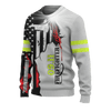 Jesus Firefighter First In Last Out Customized 3D All Over Printed Shirt Hoodie