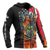 Jesus Firefighter Breathtaking Firefighter Customized 3D All Over Printed Shirt Hoodie