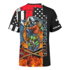 Jesus Firefighter Breathtaking Firefighter Customized 3D All Over Printed Shirt Hoodie