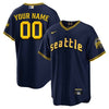 Seattle Mariners 2023 City Connect Fan Made Edition Custom Jersey - All Stitched