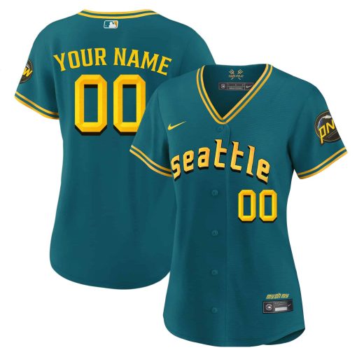 Seattle Mariners 2023 City Connect Fan Made Edition Custom Jersey - All Stitched