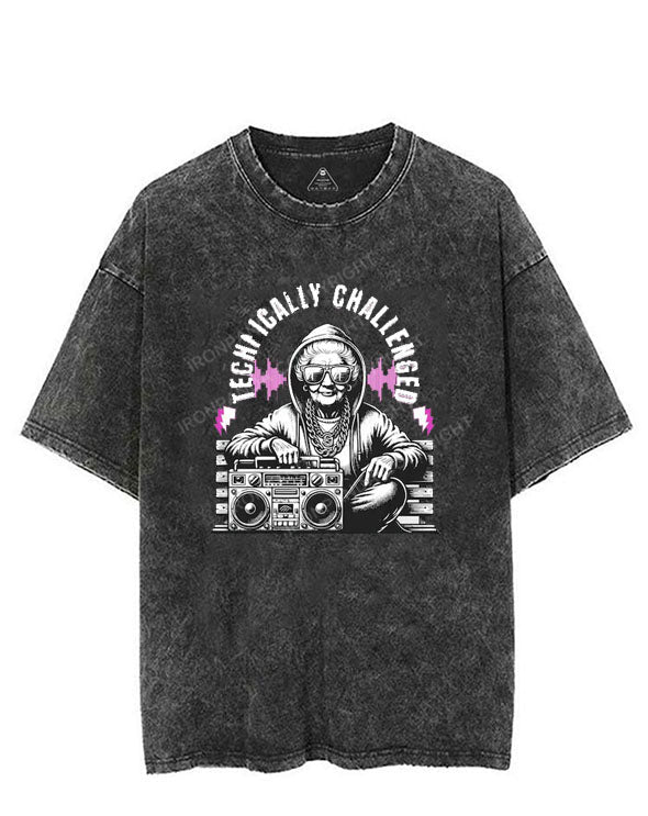 TECH Challenged GRANDMA VINTAGE GYM SHIRT