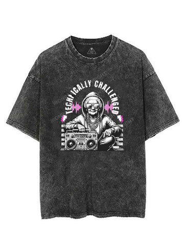 TECH Challenged GRANDMA VINTAGE GYM SHIRT