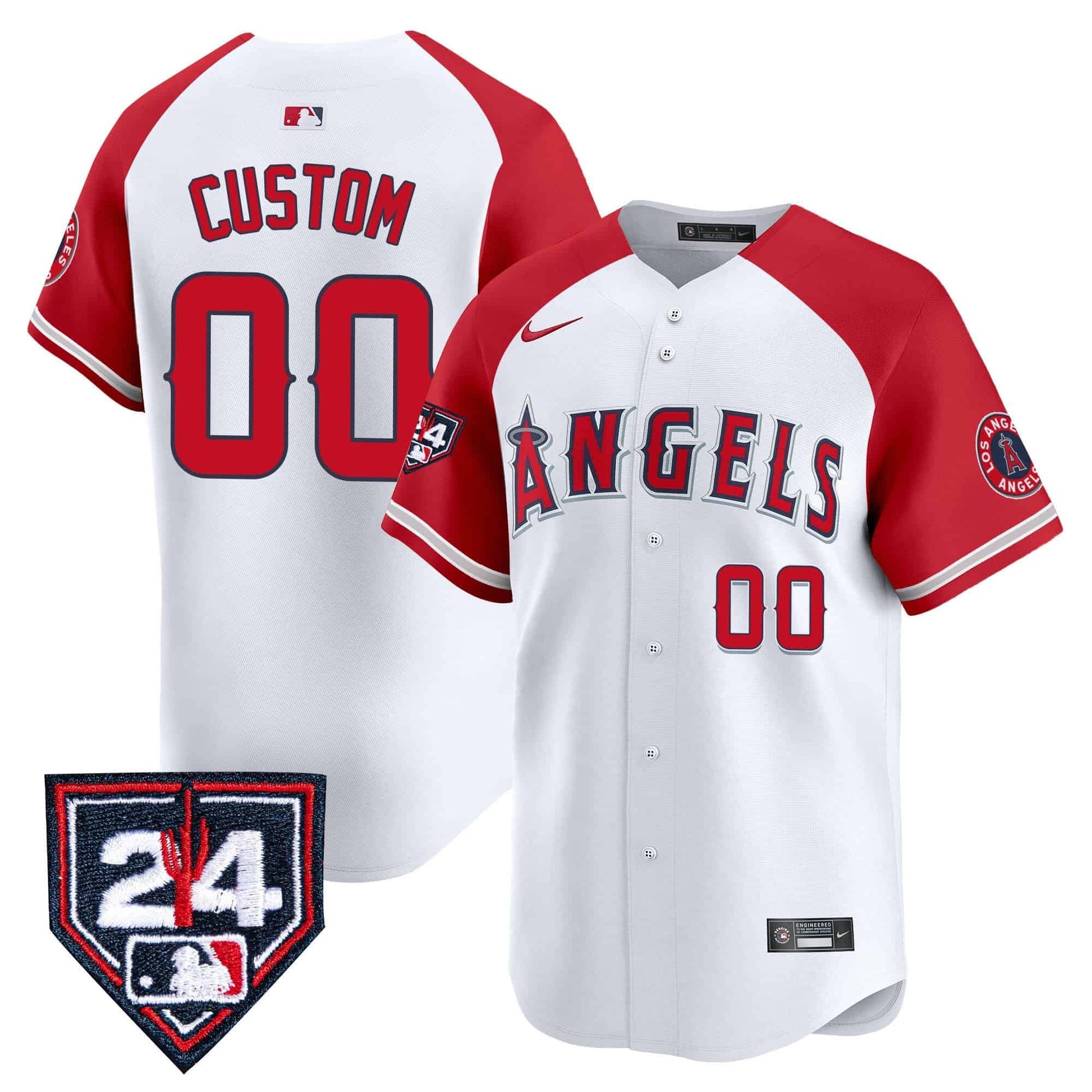 Los Angeles Angels 2024 Spring Training Patch Vapor Premier Limited Custom Jersey - All Stitched