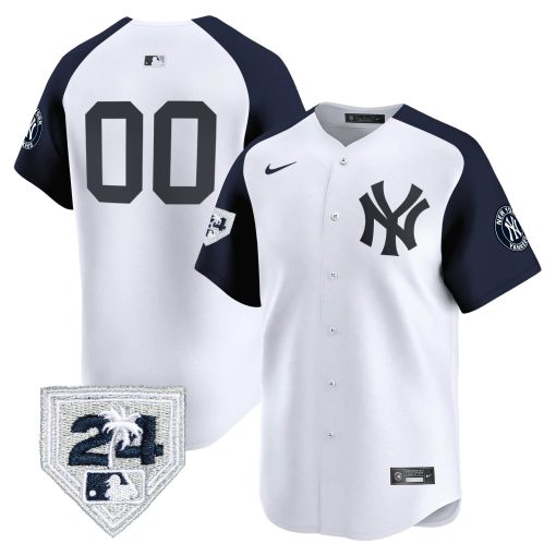 New York Yankees 2024 Spring Training Patch Vapor Premier Limited Custom Jersey V4 - All Stitched