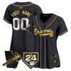 Atlanta Braves 2024 Spring Training & Georgia Patch Vapor Premier Elite Custom Jersey - All Stitched