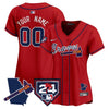 Atlanta Braves 2024 Spring Training & Georgia Patch Vapor Premier Elite Custom Jersey - All Stitched