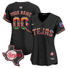 Texas Rangers Mexico Texas Patch Vapor Premier Limited Custom Jersey - All Stitched