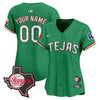 Texas Rangers Mexico Texas Patch Vapor Premier Limited Custom Jersey - All Stitched