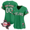 Texas Rangers Mexico Texas Patch Vapor Premier Limited Custom Jersey - All Stitched