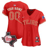 Texas Rangers Mexico Texas Patch Vapor Premier Limited Custom Jersey - All Stitched