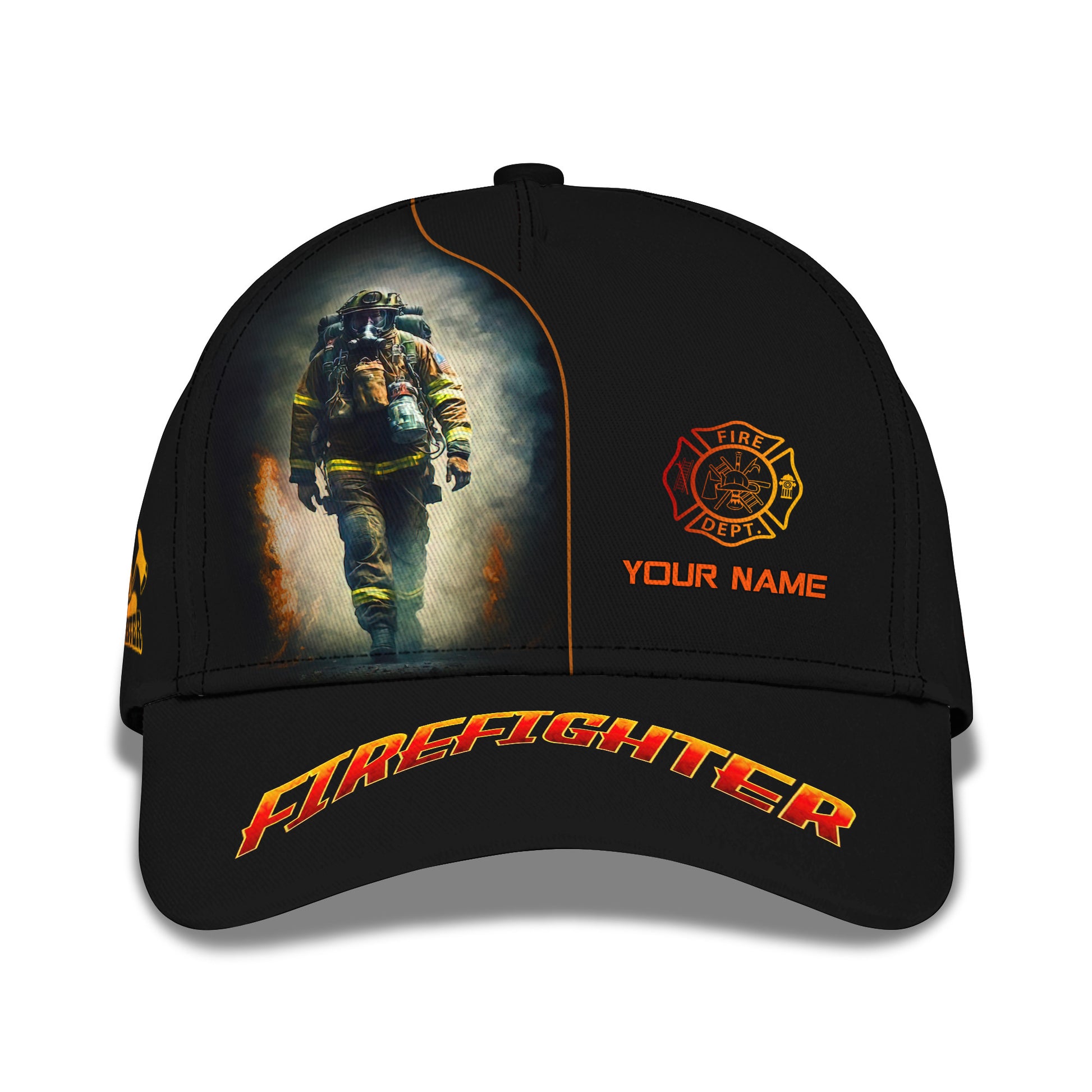 Firefighter Works On Fire 3D Full Print Shirt Fire Man Shirt Gift For Firefighters