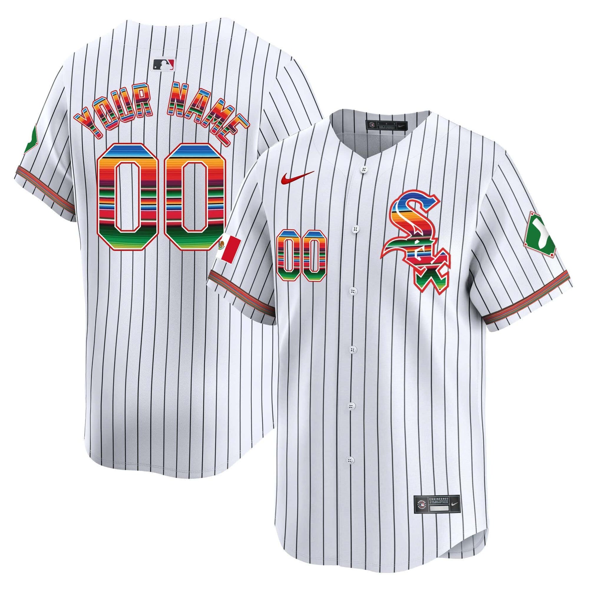 Chicago White Sox Mexico Vapor Premier Limited Custom Jersey V2- All Stitched