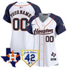Houston Astros 2024 Jackie Robinson Patch Vapor Premier Limited Custom Jersey - All Stitched