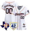 Houston Astros 2024 Jackie Robinson Patch Vapor Premier Limited Custom Jersey - All Stitched