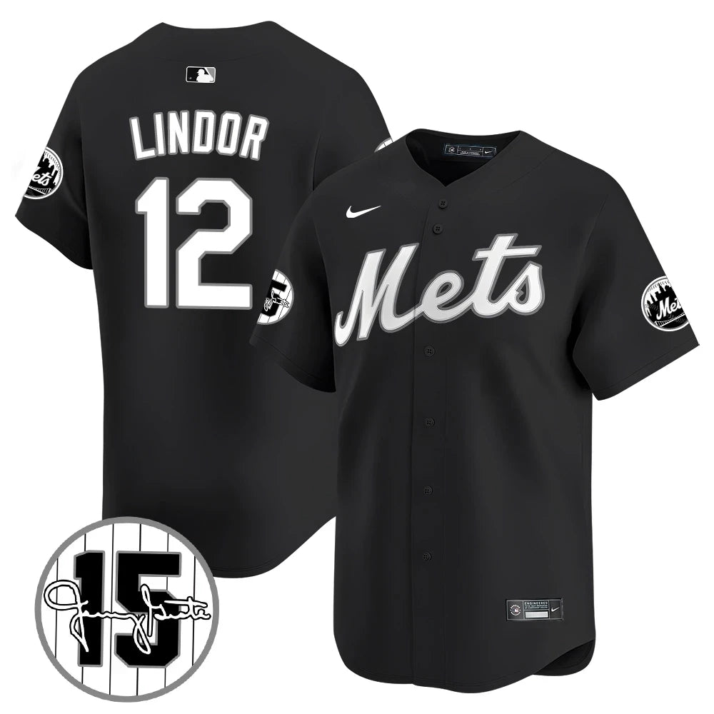 New York Mets Jerry Grote Patch Vapor Premier Limited V1 Jersey – All Stitched