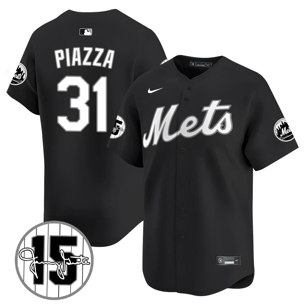 New York Mets Jerry Grote Patch Vapor Premier Limited V1 Jersey – All Stitched