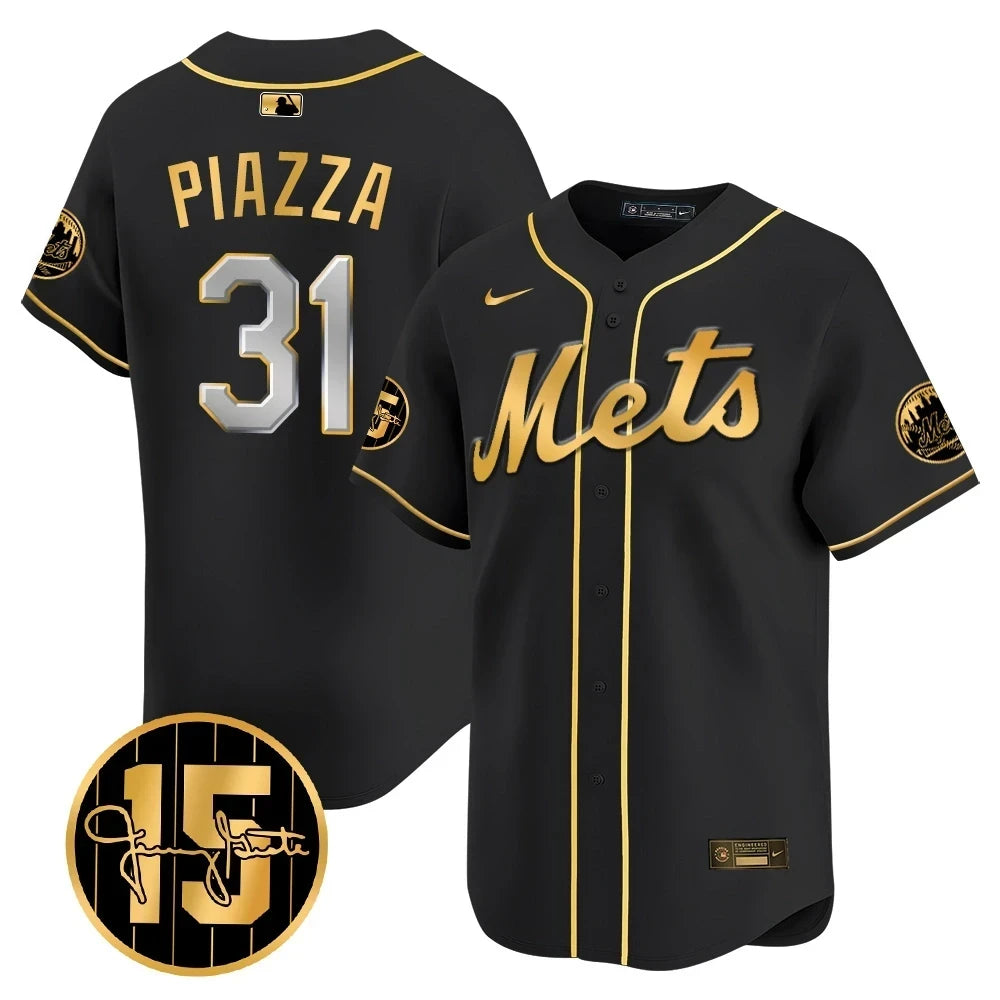 New York Mets Jerry Grote Patch Vapor Premier Limited V1 Jersey – All Stitched
