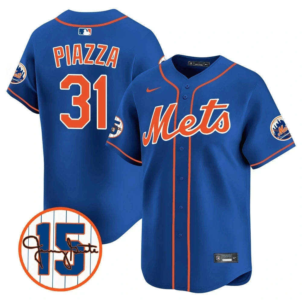 New York Mets Jerry Grote Patch Vapor Premier Limited V1 Jersey – All Stitched